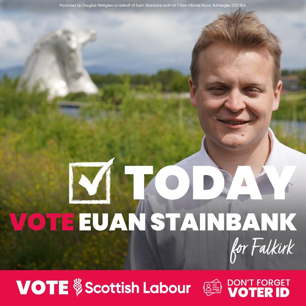 Vote Euan Stainbank as Labour MP for Falkirk (constituency)