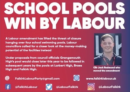 School Pools Win by Labour